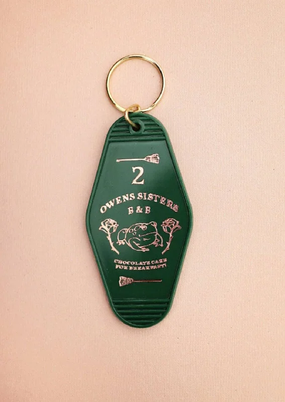 sock care casual -  OWENS SISTERS B&B MOTEL KEYCHAIN