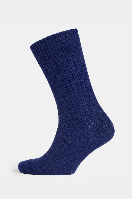 sock sets eco -  Premium Cotton Sock Rib - Blue