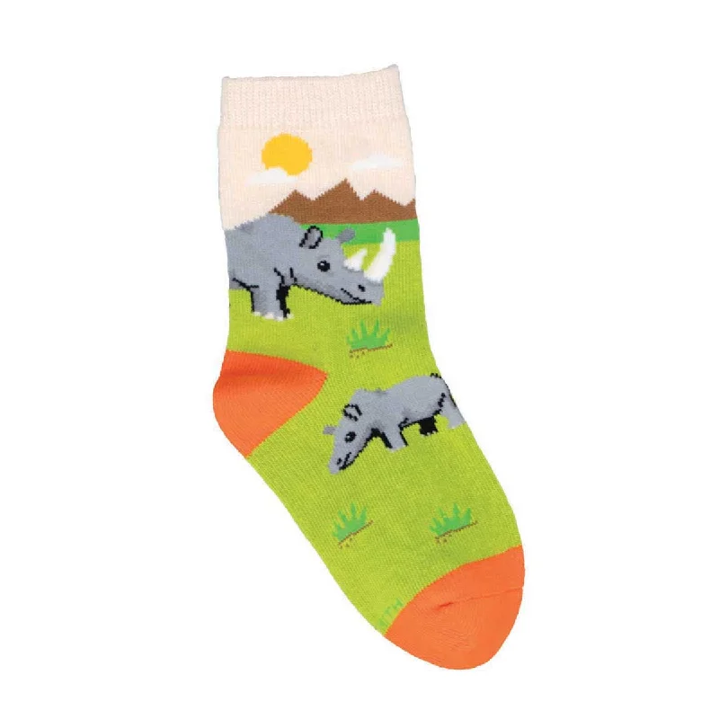 sock returns sports -  Rambunctious Rhino - Cotton Crew