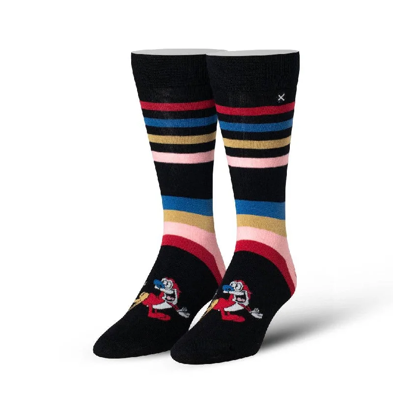 sock assortment winter -  Ren & Stimpy Dress Socks Men's Crew Socks