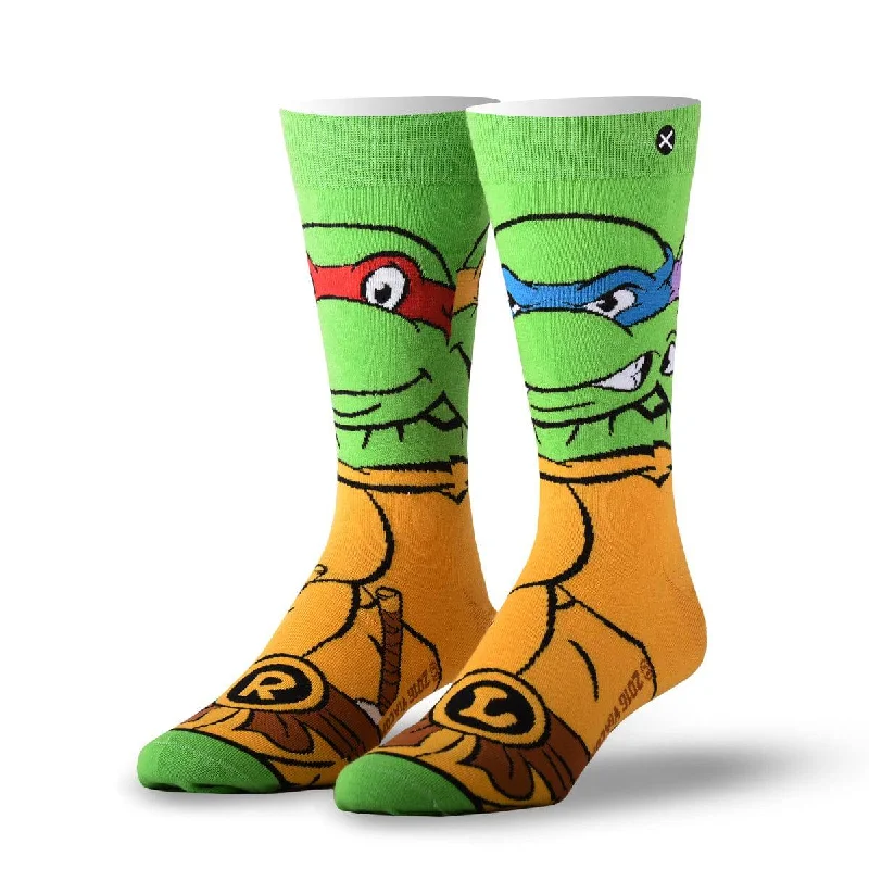 sock ratings summer -  Retro Turtles Men's Crew Socks