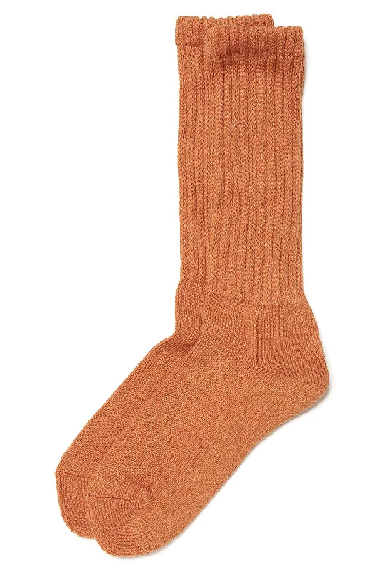 sock features summer -  ROTOTO Loose Pile Socks - Mix Orange