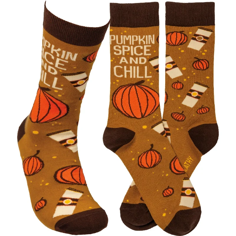 sock washing eco -  Socks - Pumpkin Spice and Chill