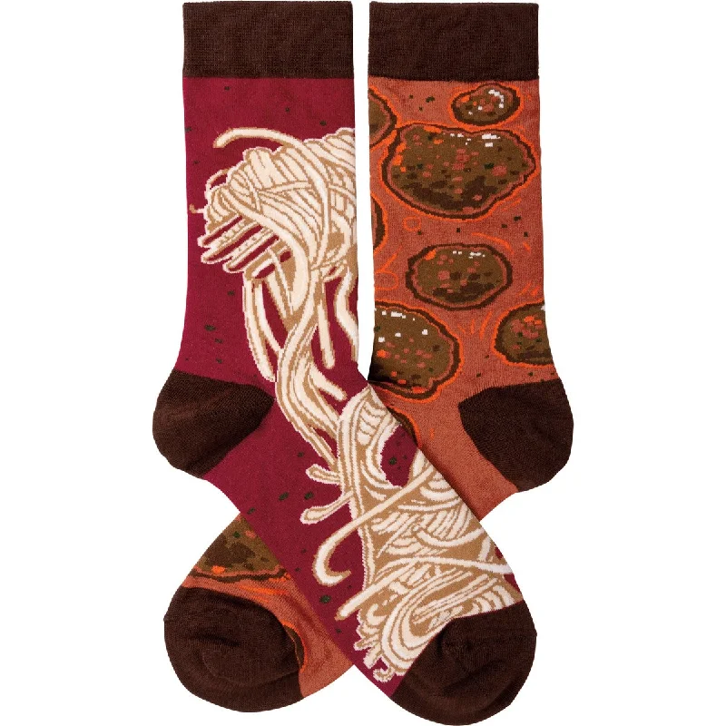 sock styles casual -  Socks - Spaghetti & Meatballs