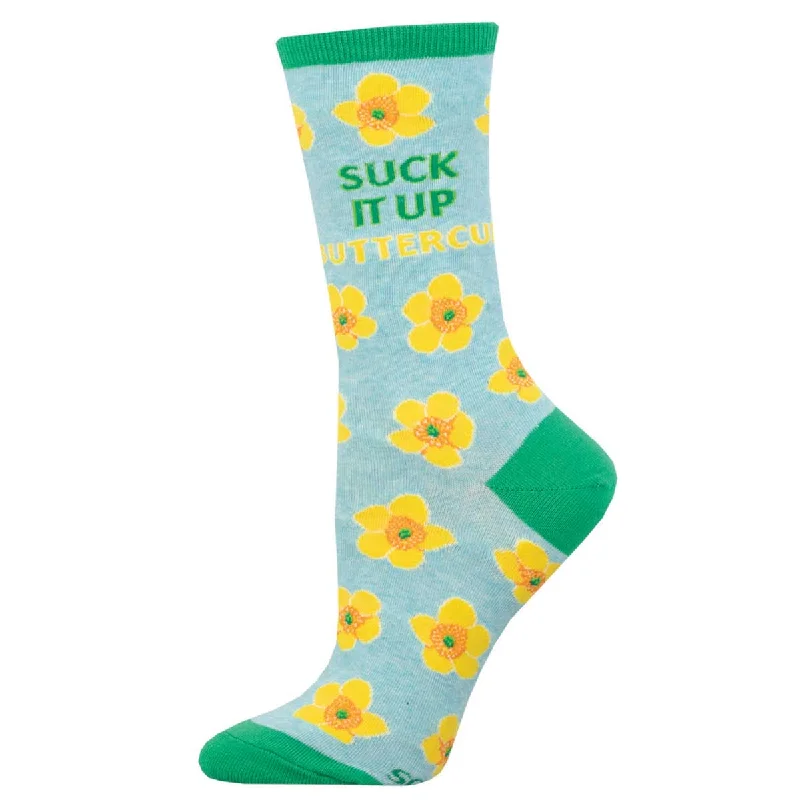 sock styles sports -  Suck It Up Buttercup - Cotton Crew