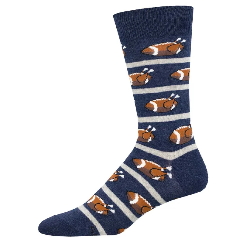 sock stock casual -  Thanksgiving Football - Cotton Crew