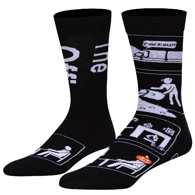 sock deals formal -  The Office Split Men's Crew Socks