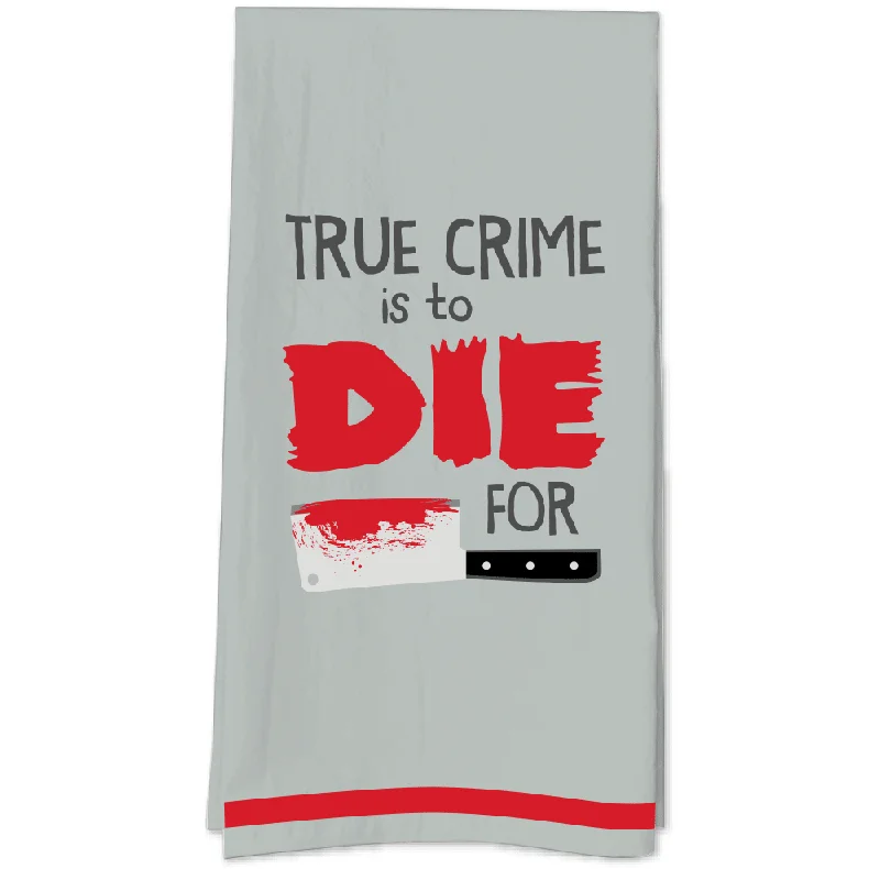 sock prices formal -  True Crime Is To Die For Tea Towel