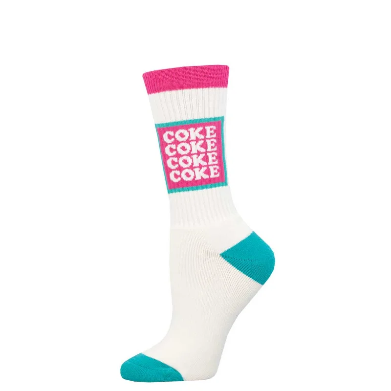 sock care formal -  Coca-Cola - Coke Squared Socks - Active Crew