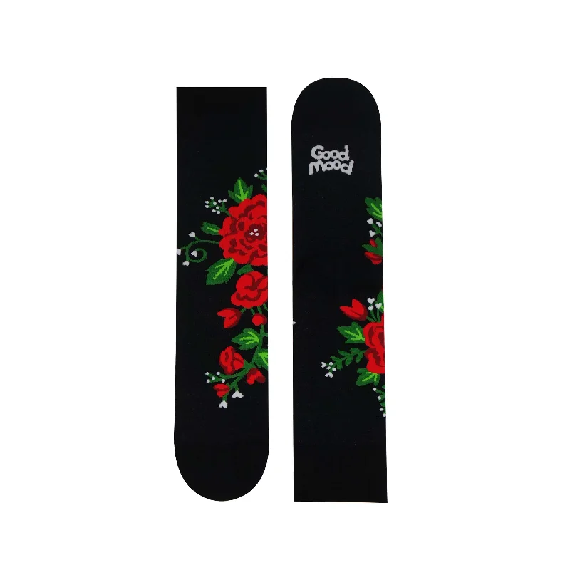 sock shipping sports -  Unisex Red Roses Crew Socks