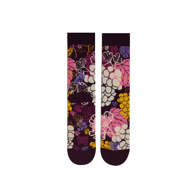 sock trends casual -  Unisex Grapes Crew Socks