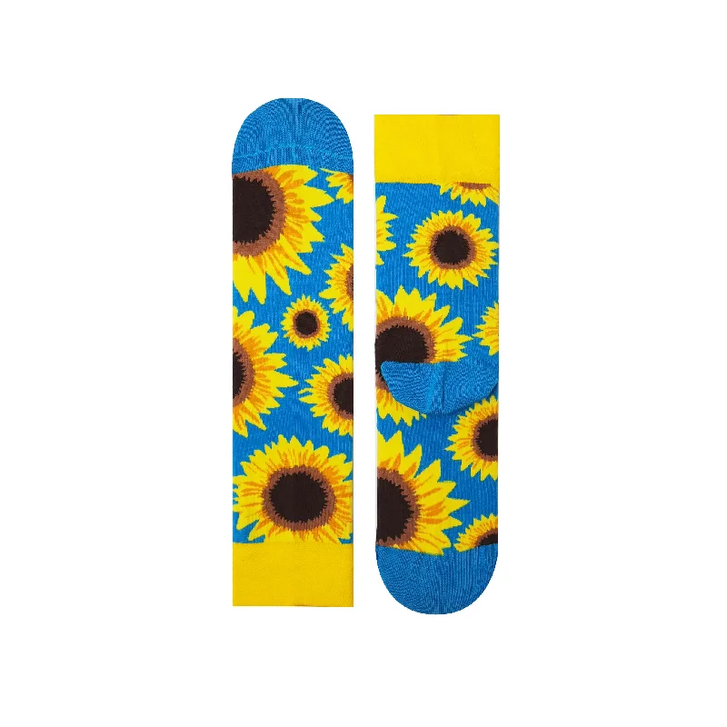 sock guarantee sports -  Unisex Sunflower Crew Socks