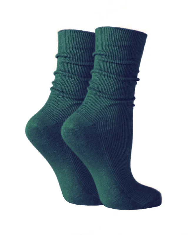 sock colors sports -  Women's Christmas Tree Green Cotton Socks