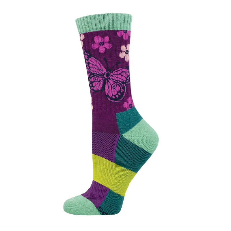 sock designs eco -  Wild Wings - Merino Wool