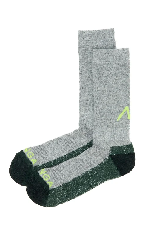 sock storage winter -  Nanga Wool Pile Compression Crew Socks - Grey