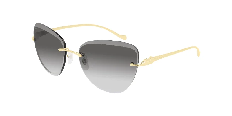 sunglasses for streetwear -  Panthère D CT0032RS Cartier Sunglasses