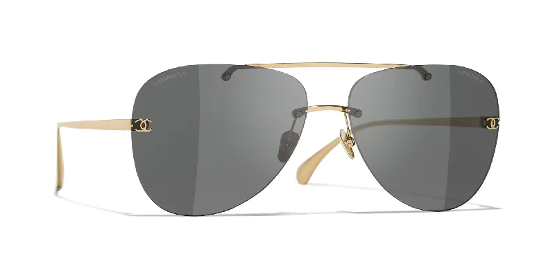 sunglasses with futuristic lenses -  CHANEL 4285T