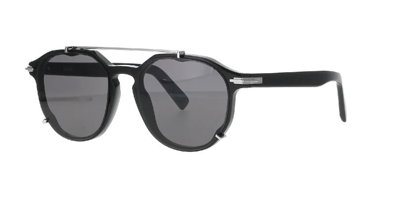 sunglasses for urban glow -  DiorBlackSuit RI Black Round Sunglasses