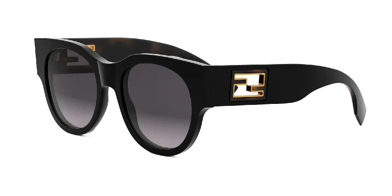 sunglasses with futuristic lenses -  Fendi Baguette FE40147I