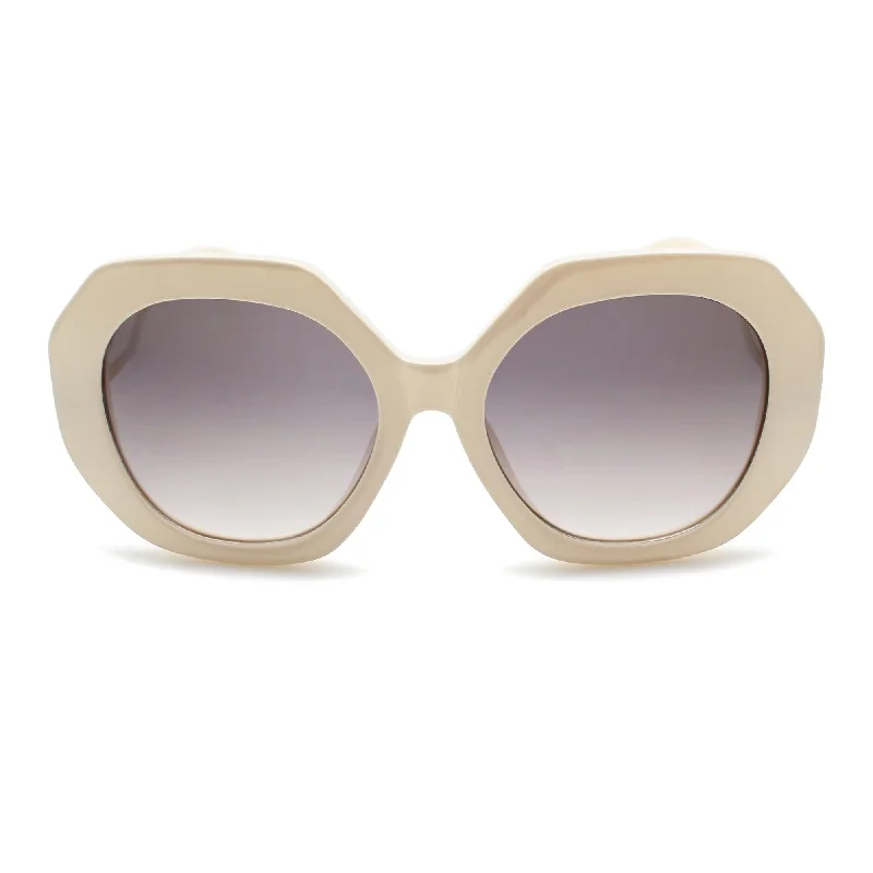 sunglasses with anti-scratch lenses -  Oversized Geometric Chic Sunglasses for Women C-5570