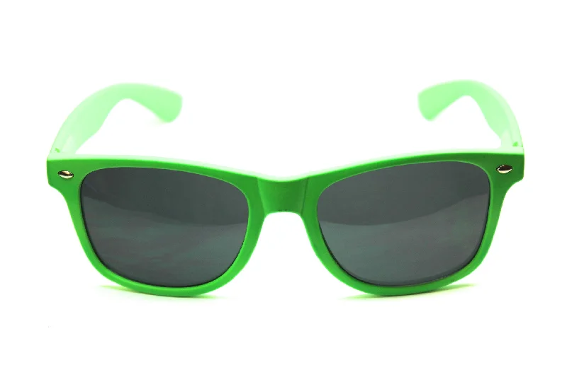 sunglasses with blizzard protection -  Wayfarer Sunglasses Neon Green with Matte Finish 54mm