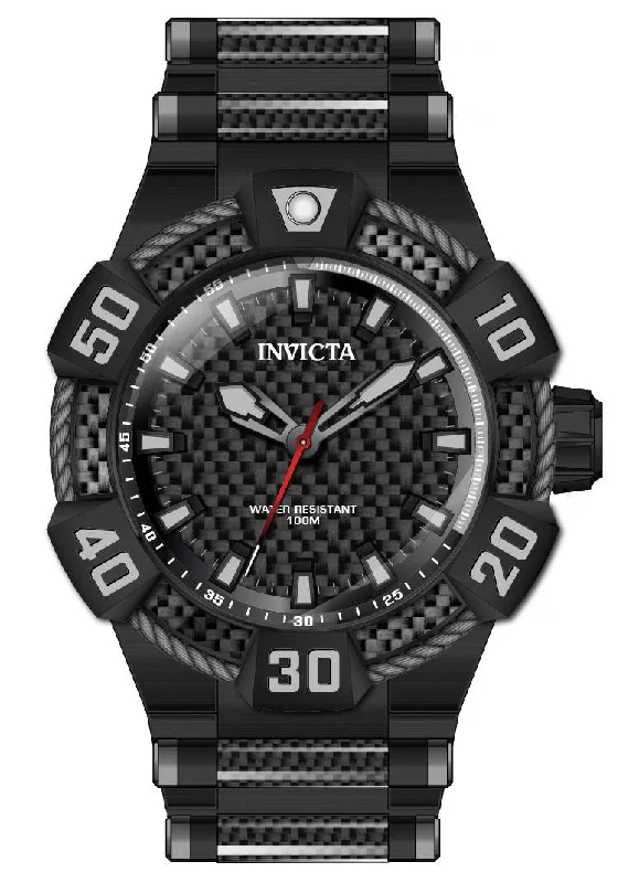 watch with rugged strap -  Band For Invicta Bolt  Men 46492