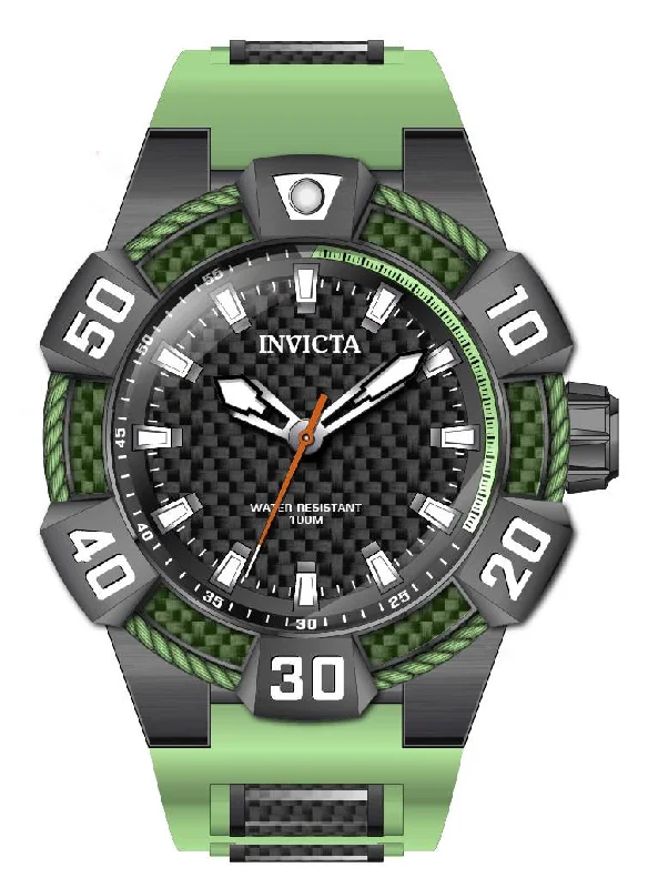 watch with sporty strap -  Band For Invicta Bolt  Men 46497