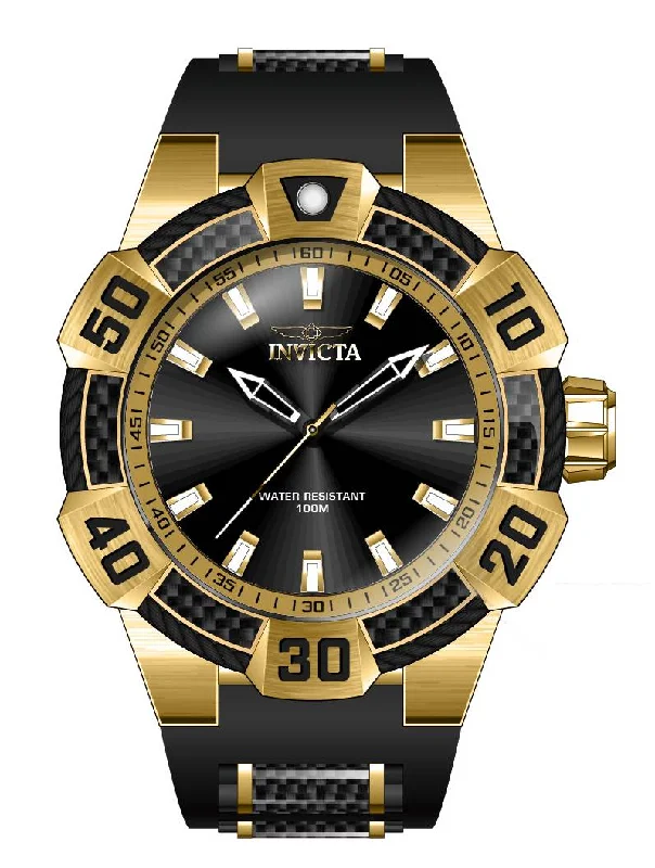 watch with elegant dial -  Band For Invicta Bolt  Men 46507