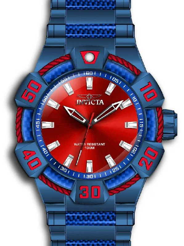 watch with sleek bezel -  Band For Invicta Bolt  Men 46523