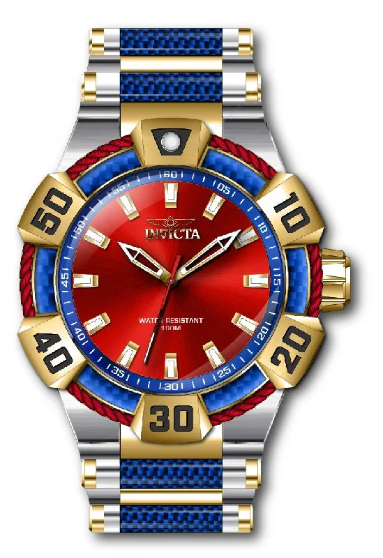 watch with sturdy numerals -  Band For Invicta Bolt  Men 46524