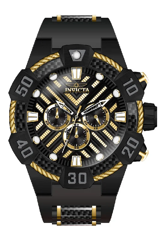 watch with orange dial -  Band For Invicta Bolt  Men 46555