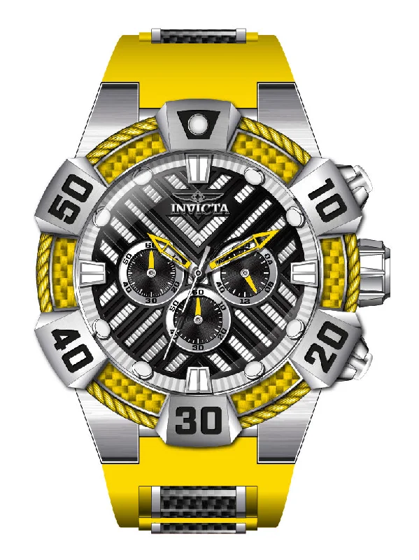 watch with green case -  Band For Invicta Bolt  Men 46574