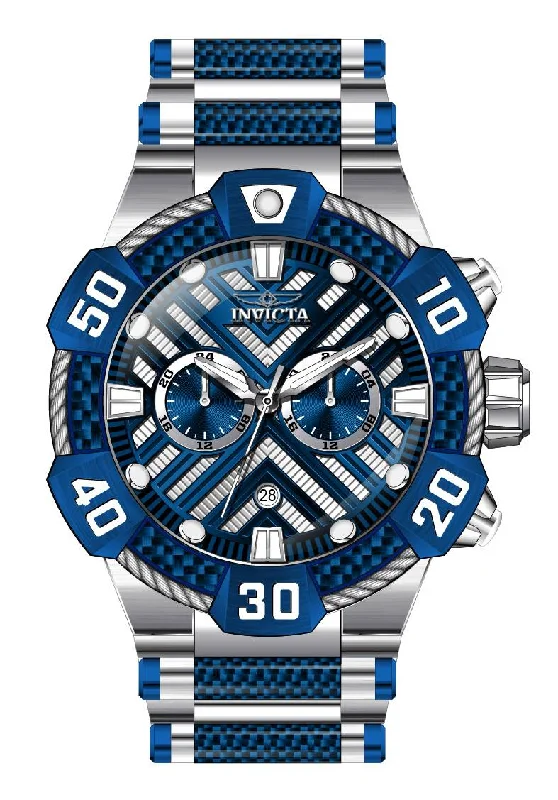 watch with rugged dial -  Band For Invicta Bolt  Men 46578