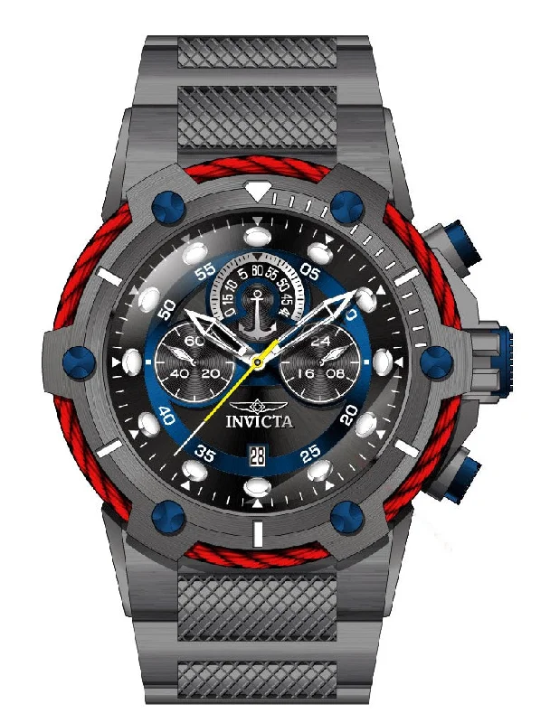 watch with classic case -  Band For Invicta Bolt  Men 46605