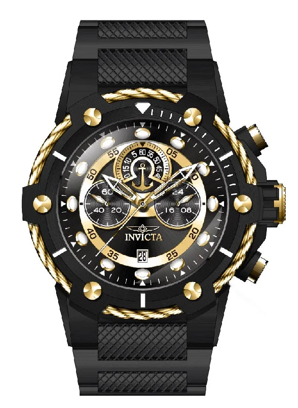 watch with bold numerals -  Band For Invicta Bolt  Men 46606