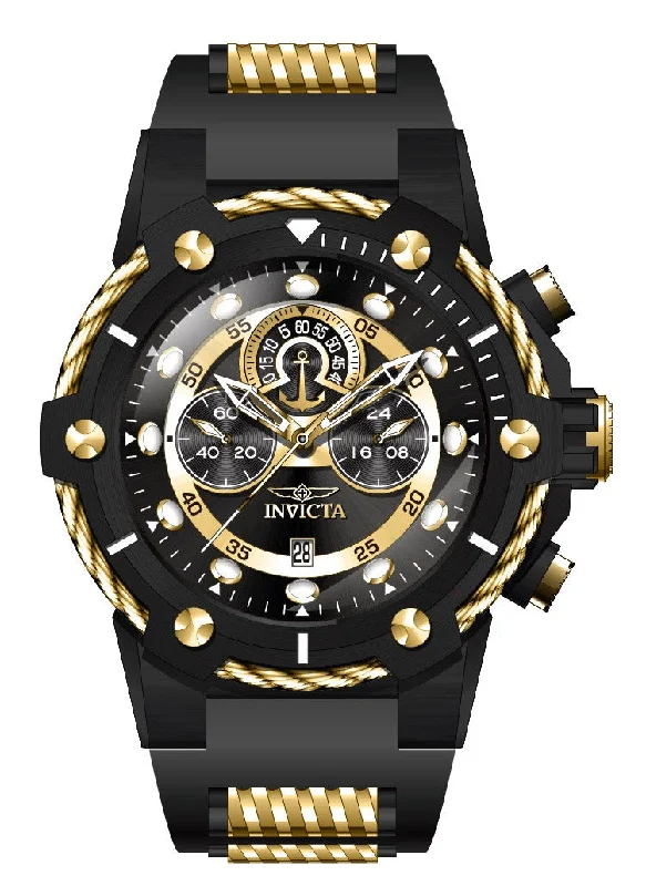 watch with modern bezel -  Band For Invicta Bolt  Men 46609