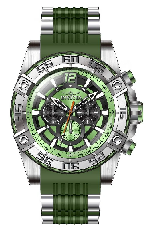 watch with sporty bezel -  Band For Invicta Bolt  Men 46620