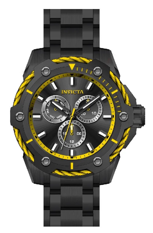 watch with durable leather -  Band For Invicta Bolt  Men 46631