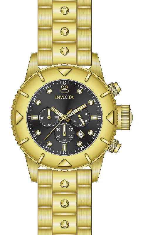 watch with gold mesh -  Band For Invicta Russian Diver  Men 46540