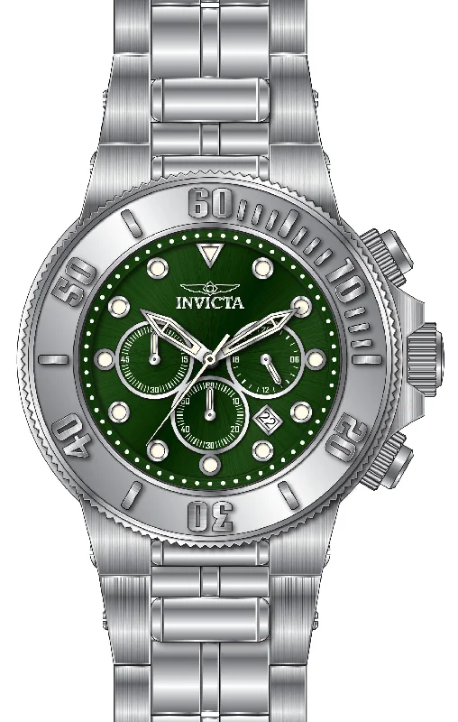 watch with black dial -  Band For Invicta Subaqua  Men 46548