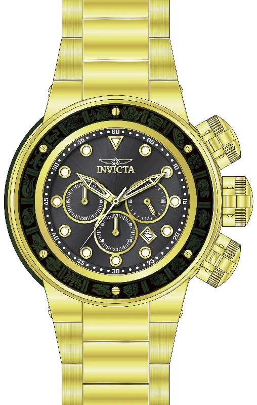 watch with white dial -  Band For Invicta Subaqua  Men 46561