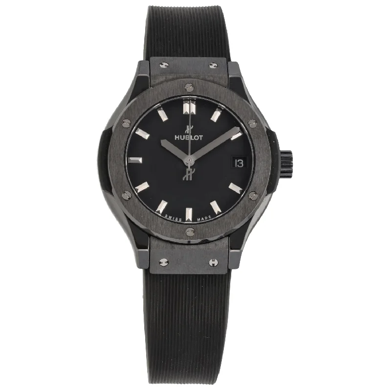 watch with blue mesh -  Hublot Classic Fusion 581.CM.1171.RX 33mm Ceramic Watch