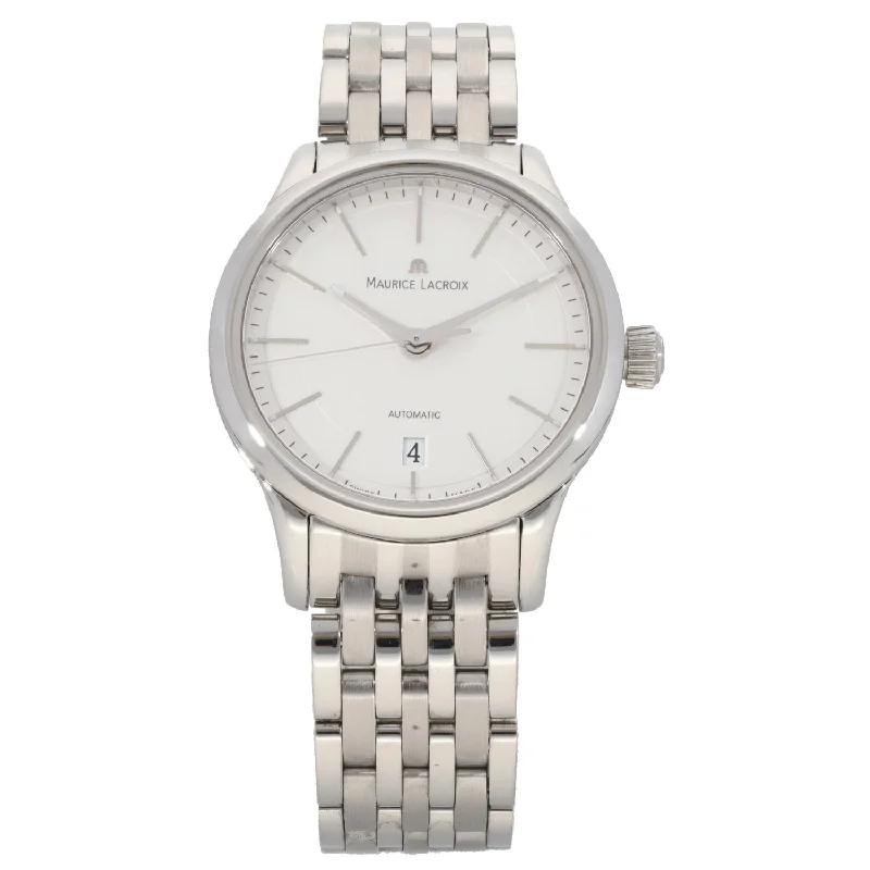 watch with sturdy dial -  Maurice Lacroix Les Classiques LC 6017 38mm Stainless Steel Watch