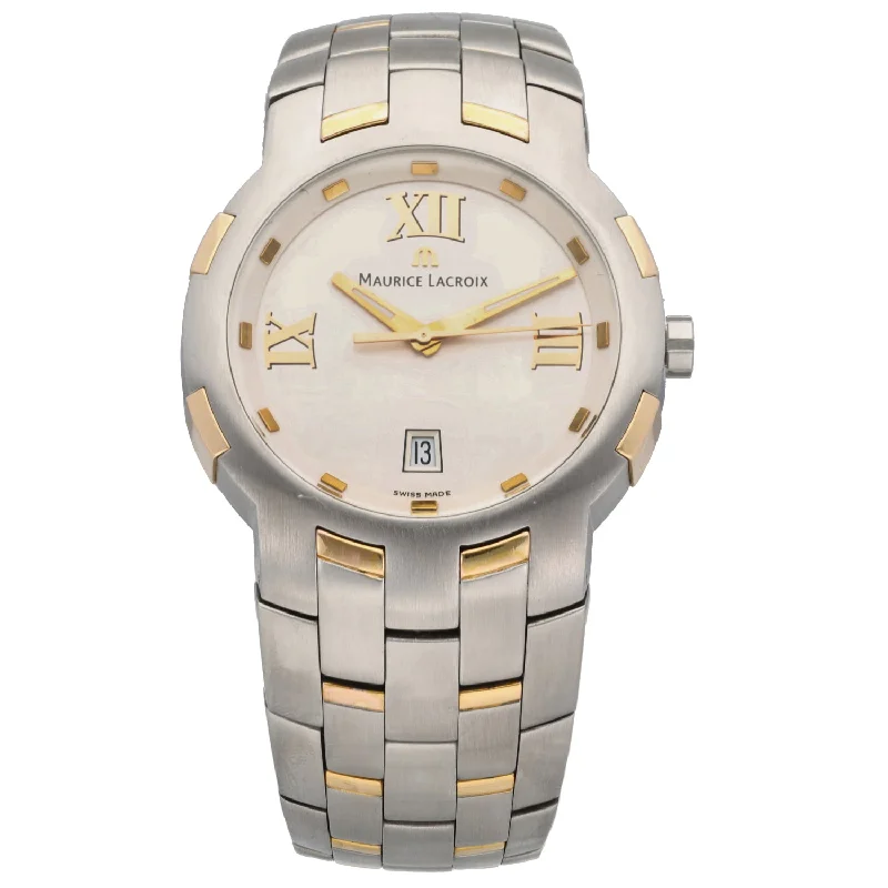 watch with sporty strap -  Maurice Lacroix Milestone 69862 39mm Bi-Colour Watch