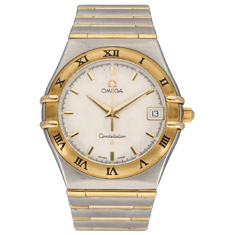 watch with luxury face -  Omega Constellation 1212.30.00 33.5mm Bi-Colour Watch