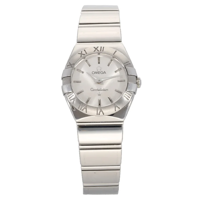 watch with classic dial -  Omega Constellation 123.10.24.60.02.002 24mm Stainless Steel Watch