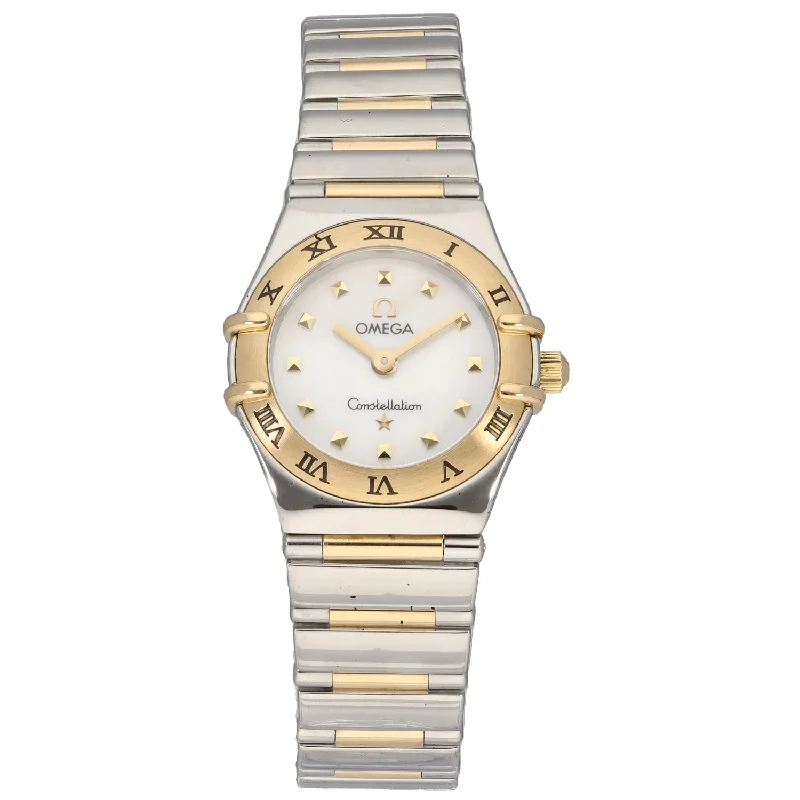 watch with modern case -  Omega Constellation 1361.71.00 22.5mm Bi-Colour Watch