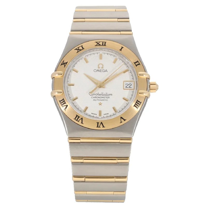 watch with green face -  Omega Constellation 36mm Bi-Colour Watch