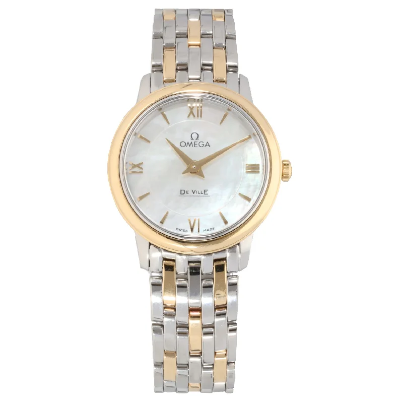 watch under 4000 dollars -  Omega De Ville 424.20.27.60.05.001 27.4mm Bi-Colour Watch