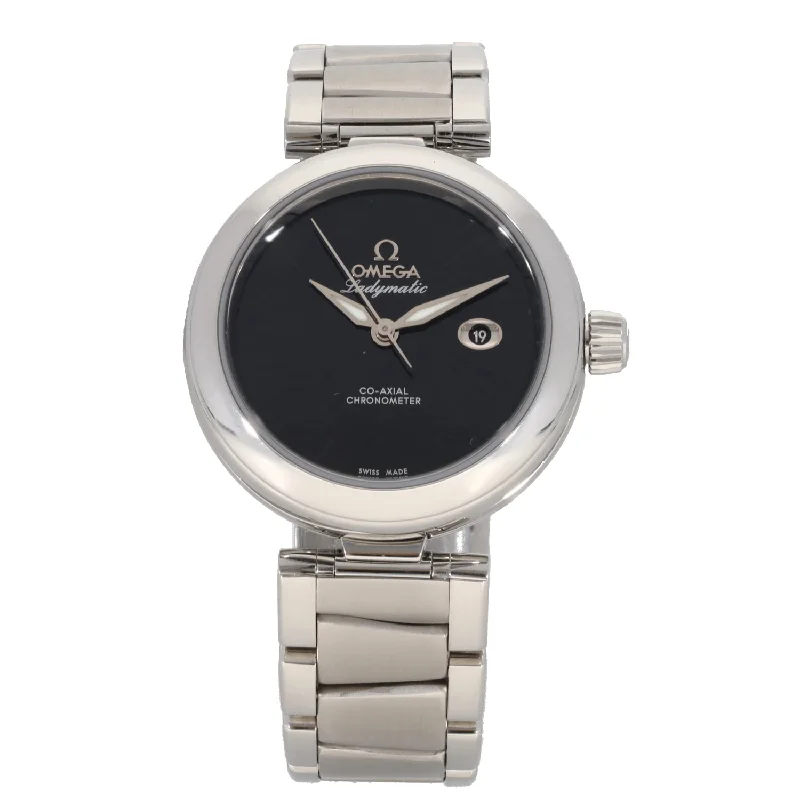 watch with bold face -  Omega De Ville 425.30.34.20.01.001 34mm Stainless Steel Watch